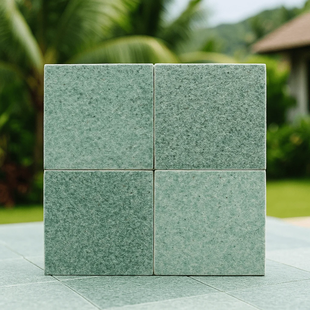 Sukabumi Green Stone Bali green stone pool tiles